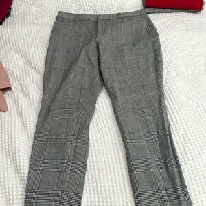 Banana republic plaid pants 6L